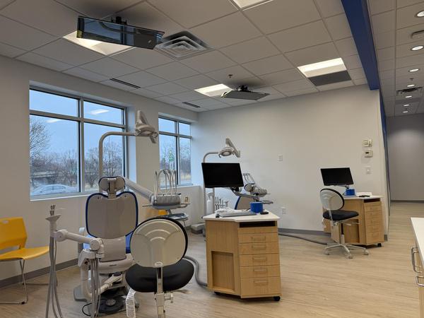 Modern open environment for kids dental care